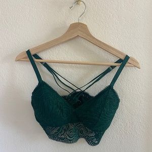 Green crop top/bralette